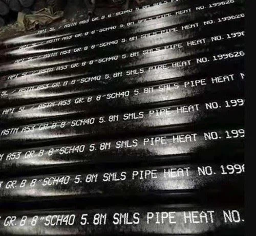 Ανθρακούχο Χάλυβας Σωλήνας Astm A53 Gr A / B